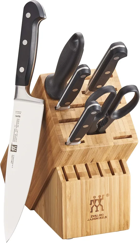 Amazon.com: ZWILLING Professional S Knife Set with Block, Chef's